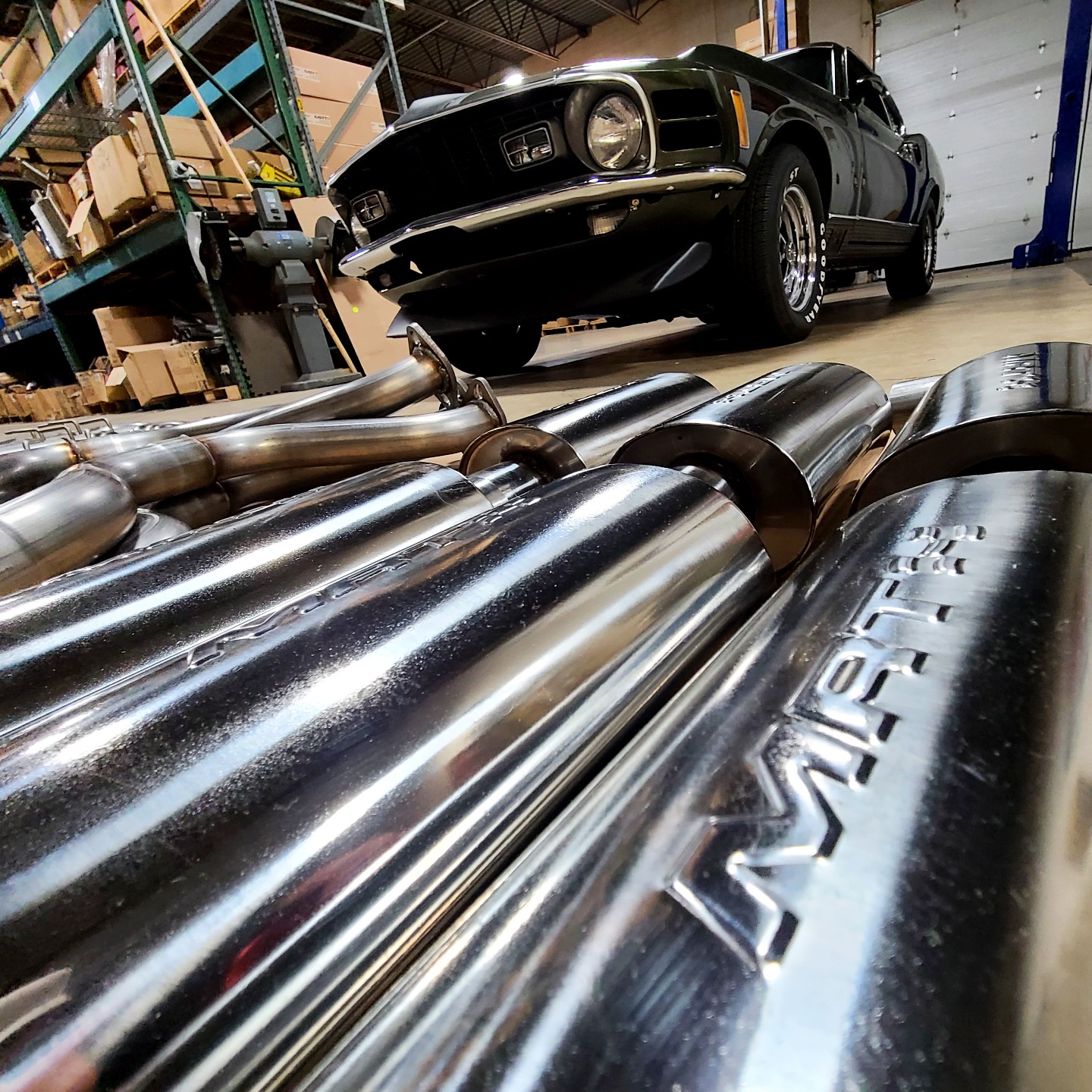 How does MRT design a new exhaust system?